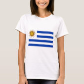 Uruguay-vlag T-shirt (Voorkant)