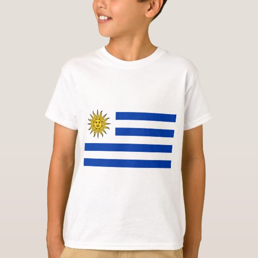 Uruguay-vlag T-shirt (Voorkant)