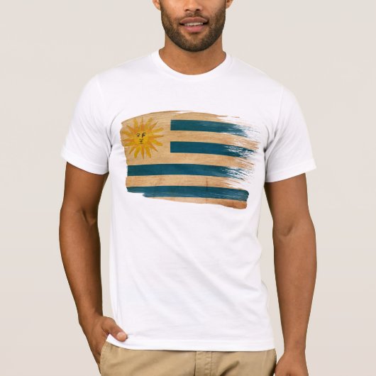 Uruguay-vlag T-Shirt (Voorkant)