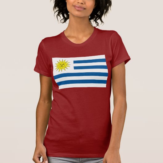 Uruguay Vlag T-shirt (Voorkant)