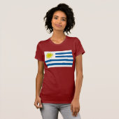 Uruguay Vlag T-shirt (Voorkant volledig)
