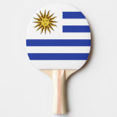 Uruguay-vlag Tafeltennisbatje (Voorkant)