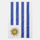 Uruguay-vlag Theedoek (Verticaal)