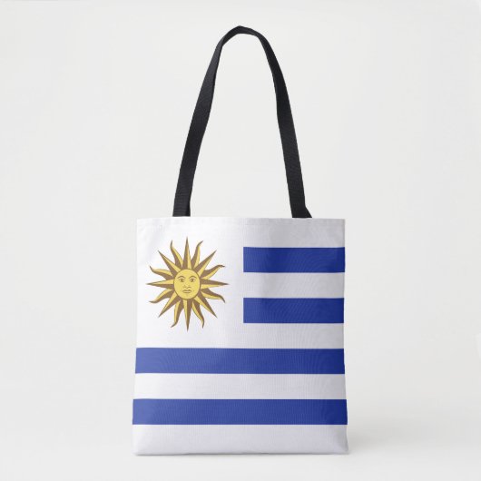 Uruguay-vlag Tote Bag (Voorkant)