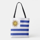 Uruguay-vlag Tote Bag (Achterkant)