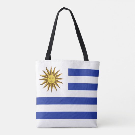 Uruguay-vlag Tote Bag (Achterkant)