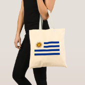 Uruguay-vlag Tote Bag (Voorkant (product))