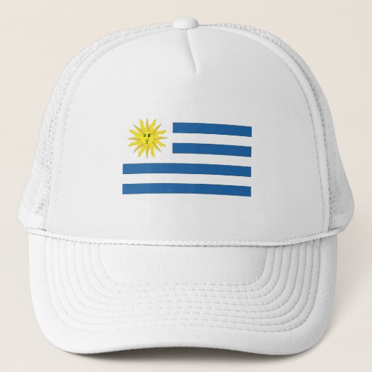 Uruguay-vlag Trucker Pet (Voorkant)