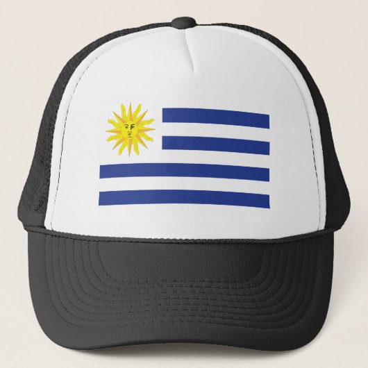 Uruguay-vlag Trucker Pet (Voorkant)