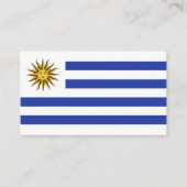 Uruguay-vlag Visitekaartje (Voorkant)