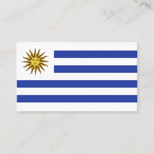 Uruguay-vlag Visitekaartje (Voorkant)