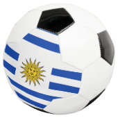 uruguay vlag voetbal (Drie kwart)
