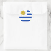 Uruguay-vlaggen Ronde Sticker (Tas)