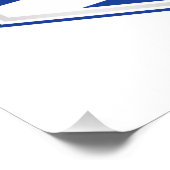 Uruguay-vlaggenschild Perfect Poster (Hoek)