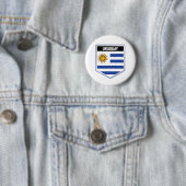 Uruguay-vlaggenschild Ronde Button 5,7 Cm (In situ)