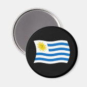 Uruguay Vlagmagneet Magneet (Voorkant / Achterkant)
