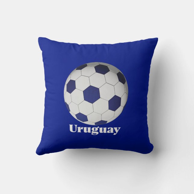 Uruguay Voetbal Kussen (Achterkant)
