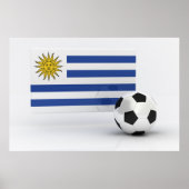 Uruguay-Voetbal Poster (Voorkant)