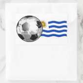 Uruguay Voetbal Rechthoek Stickers (Tas)