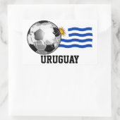 Uruguay Voetbal Rechthoek Stickers (Tas)