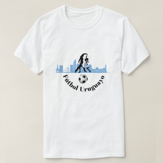 Uruguay-Voetbal T-shirt (Design voorkant)