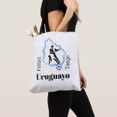 Uruguay-Voetbal Tote Bag (Dichtbij)