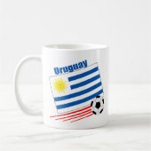 Uruguay-voetbalteam Koffiemok (Links)