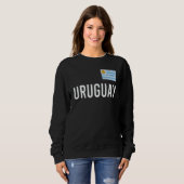 Uruguay Women Men Kids Uruguay Flag Souvenir Trui (Voorkant volledig)