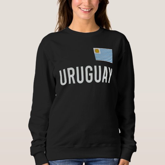 Uruguay Women Men Kids Uruguay Flag Souvenir Trui (Voorkant)