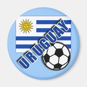 URUGUAY World Soccer Fan Tshirts Magneet
