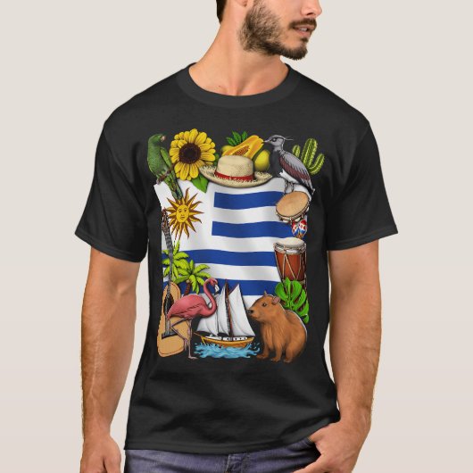 Uruguayaans erfgoed t-shirt (Voorkant)