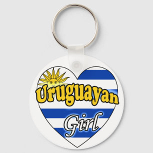 Uruguayaans meisje sleutelhanger