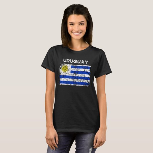 Uruguayaanse Mannen Vrouwelijke  T-shirt (Voorkant volledig)