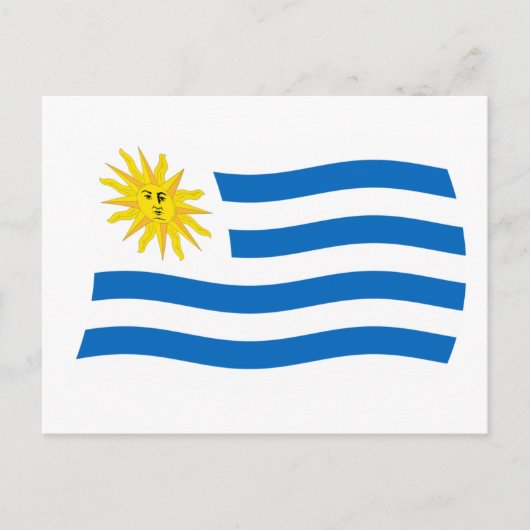 Uruguayaanse Vlag Ansichtkaart Briefkaart (Voorkant)