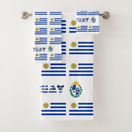 Uruguayaanse vlag bad handdoek (Insitu)