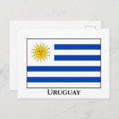 Uruguayaanse vlag briefkaart (Voorkant / Achterkant)