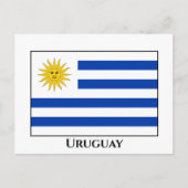 Uruguayaanse vlag briefkaart (Voorkant)