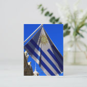 Uruguayaanse vlag briefkaart (Staand voorkant)