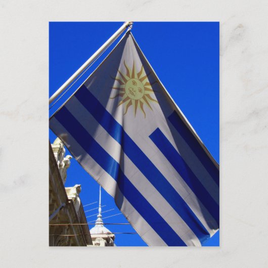 Uruguayaanse vlag briefkaart (Voorkant)