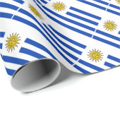 Uruguayaanse vlag cadeaupapier (Rol Hoek)