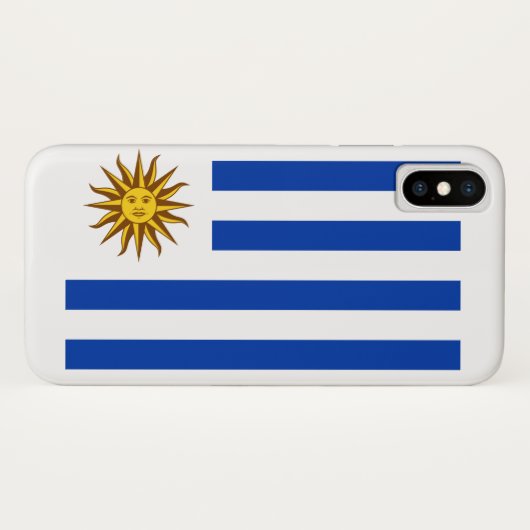 Uruguayaanse vlag Case-Mate iPhone case (Achterkant (horizontaal))
