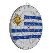 Uruguayaanse vlag dartbord (Voorkant Links)
