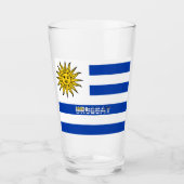 Uruguayaanse vlag glas (Voorkant)