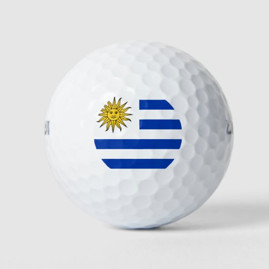 Uruguayaanse vlag golfballen (Voorkant)