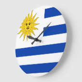 Uruguayaanse vlag grote klok (Hoek)