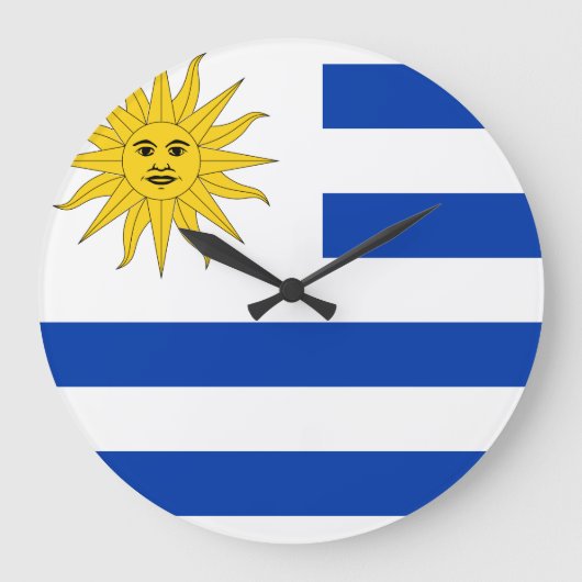 Uruguayaanse vlag grote klok (Voorkant)