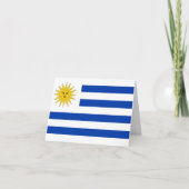 Uruguayaanse vlag kaart (Voorkant)