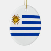 Uruguayaanse vlag keramisch ornament (Rechts)
