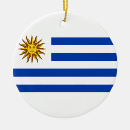 Uruguayaanse vlag keramisch ornament