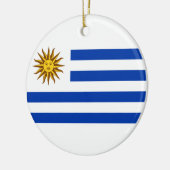Uruguayaanse vlag keramisch ornament (Links)